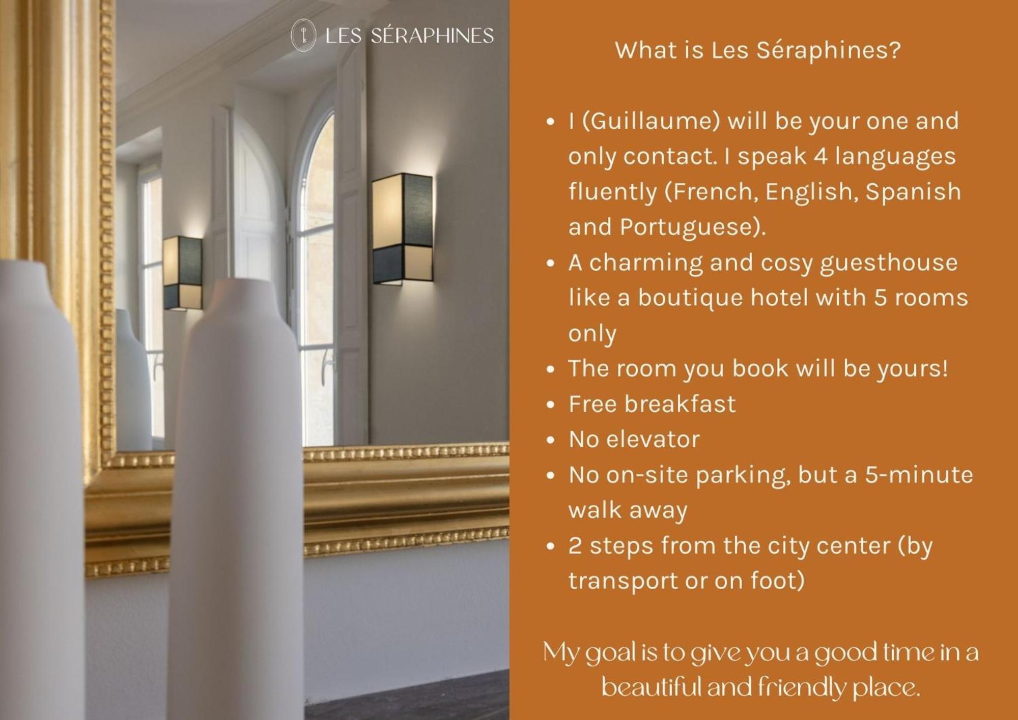 بوردو Les Seraphines - Chambres D'Hotes - Guests House المظهر الخارجي الصورة