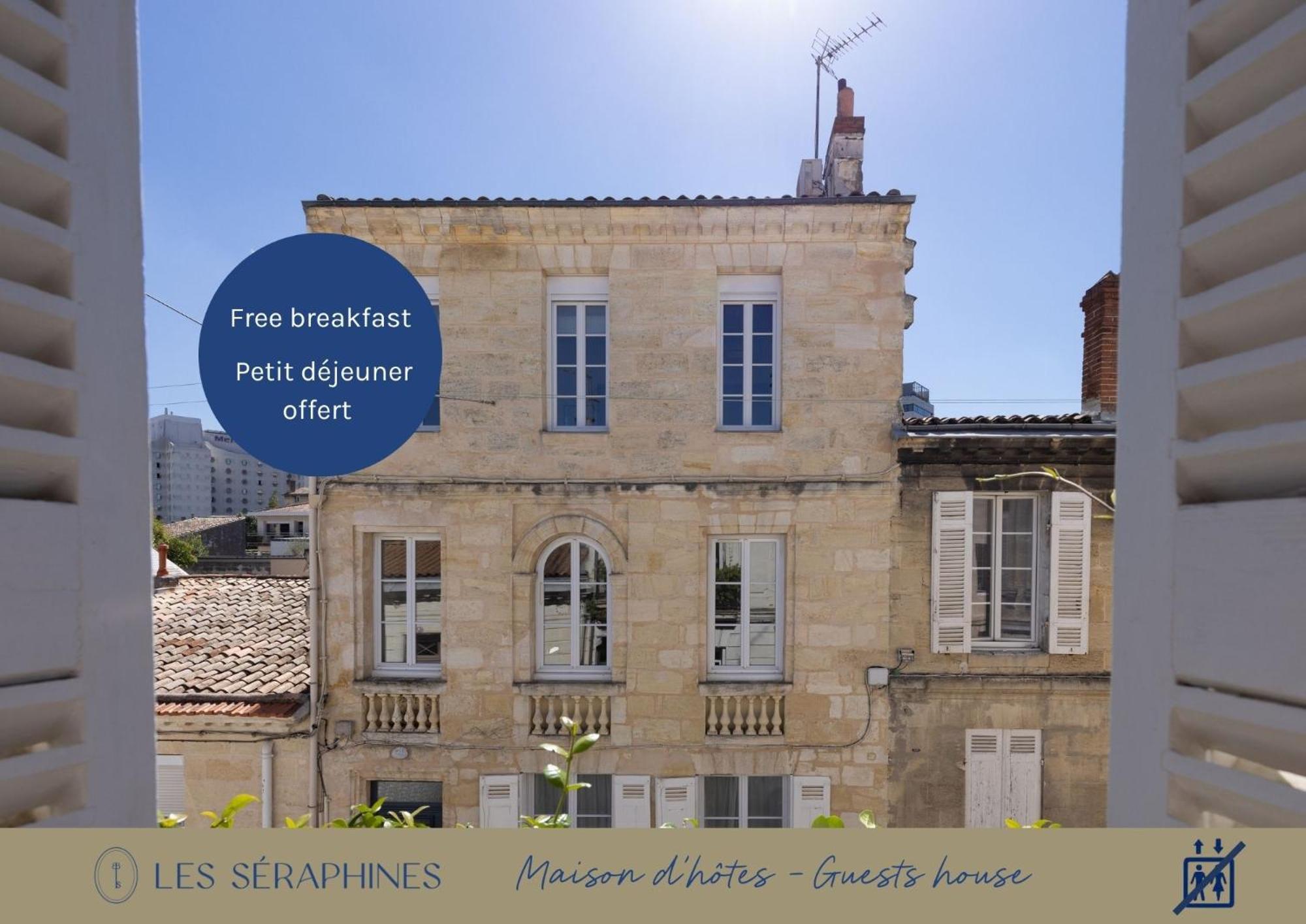 بوردو Les Seraphines - Chambres D'Hotes - Guests House المظهر الخارجي الصورة